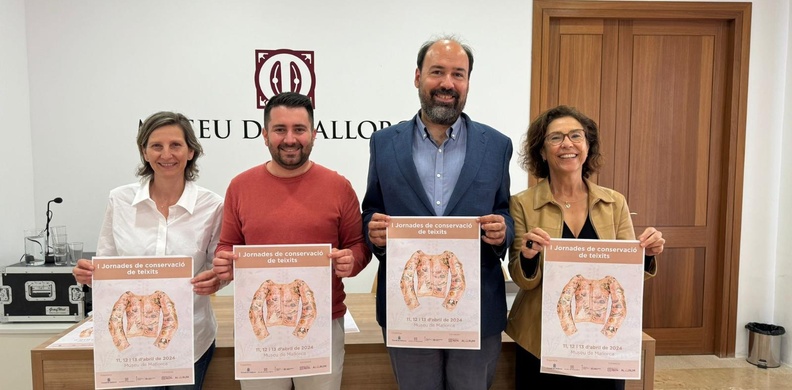 El Instituto de Estudios Baleáricos (IEB) colabora con el Consejo de Mallorca en la organización de las primeras jornadas de conservación de tejidos para formar a profesionales